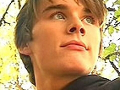 Aaron Hawke jerks off at this random tree