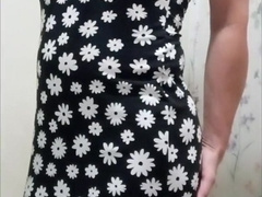 VioletPute's solo jerk off session with panties and cumming hard