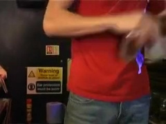 BB two brit twinks in a bar