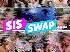 Broeder, Diep in de keel, Hd, Likken, Roodharige vrouw, Schreeuwen, Tiener, Tieten likken