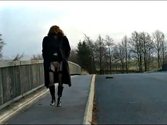 Amateur, Británico, Compilación, Fetichismo travestista, Gay, Al aire libre