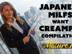 アジア人, フェラチオ, 茶髪の, バック, 毛深い, 熟年, オマンコ, 妻