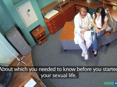 Mamada, Engañando, Pareja, Médico, Lamidas, Oficina, Coño, Uniforme