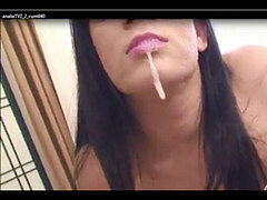 Grosse bite, Jeunes transsexuelles thaïlandaises, Masturbation, Transsexuelle, Solo