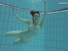 18, ビーチ, ビキニ, 茶髪の, レズビアン, ヌード, ティーン, 水中