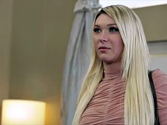 お尻, デカパイ, ブロンド, シーメール