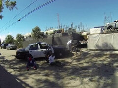 Анальный секс, Жопа, Большой член, Межрасовый секс, На природе, Втроем, Сиськи, Униформа