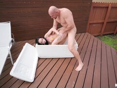 Arsch, Blasen, Braunhaarige, Schwanz, Hardcore, Pervers, Muschi, Jungendliche (18+)