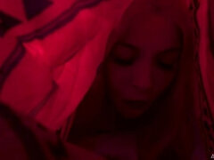 Blond, Diep in de keel, Hd, Feest, Tatoeage