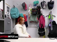 Kessie Shy's tight holes and pussy are destroyed in a hardcore thievery scene - Shoplyfter Mylf