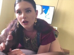 茶髪の, イマラチオ, チン, 自家製, インド人, 娼婦