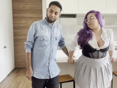 ぽっちゃり, デカ尻, ぽちゃ, チン, Hd, 穴開きパンティ, オマンコ, 濡れ
