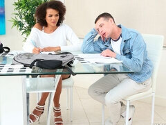 Kont, Zwart, Pijpbeurt, Bruinharig, Zwart, Interraciaal, Moeder die ik wil neuken, Strippen