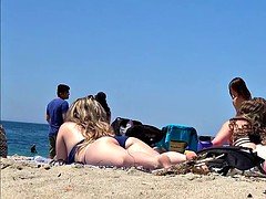 Kont, Strand, Badpak, Hd, Ondergoed, Spion, Tiener, Bekijker