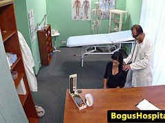 Real euro patient pussyfucked by her doctor