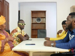 素人, ぽっちゃり, デカ尻, 巨乳な, 黒人, グループ, ハードコア, 母