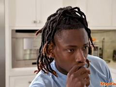 Grosser schwanz, Grosse titten, Schwarz, Schwarz, Spassig, Interrassisch, Milf, Titten