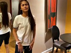 素人, アジア人, 美女, デカチン, フェラチオ, 中出し, 日本人, タトゥー