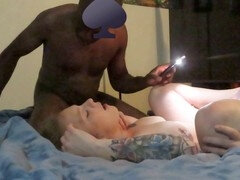 Cuckold wife enjoys interracial fun with hung black stud
