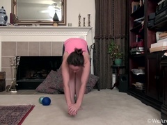 Kelly Morgan gets fit and strips naked afterwards