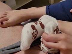 緊縛, 中出し, 服従, 足, イタリア人, 愛人, 奴隷, 靴下