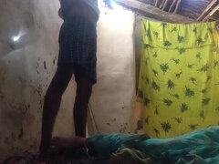 Desi Indian Bhabhi Hot Sex with Devar - Tight Pussy Fucking in Poor Village House