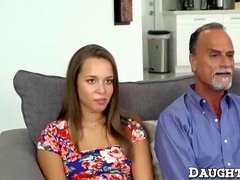 wild teenage Liza needs a mature cock in her wet pussy
