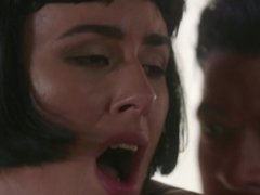 緊縛, デカパイ, 茶髪の, 顔射, オマンコ
