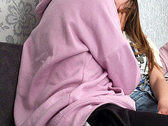 Amateur, Grosse bite, Sucer une bite, Embrassement, Masturbation, Adolescente