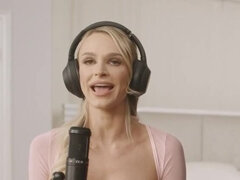 Rubia, Besar, Lesbiana, Orgasmo, Realidad, Afeitado, Juguetes, Vibrador