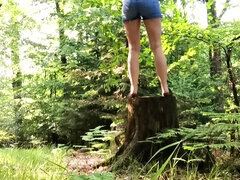 Leie, Arsch, Hd, Jeans, Im freien, Höschen, Öffentlich, Nass