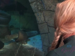 Amateur, Salle de bains, Petite amie, Pov, Fumer