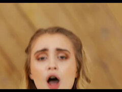 18, ディルド, ジム, 乳首, 一人, ティーン, オッパイの, おもちゃ