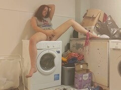 Laundry day turned into unexpected cum festival - uncut, raw and unfiltered