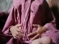 Saudi Arabian Hijab MILF with Big Boobs Handjob - Desi Aunty Faking Pleasure