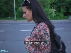 Pijpbeurt, Bruinharig, Stel, Sperma shot, Diep in de keel, Openbaar, Realiteit, Student