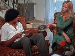 ブロンド, フェラチオ, カップル, フランス人, 淫乱熟女, 愛人, ヴィンテージ