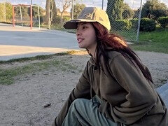 18 jahre, Leie, Blasen, Mexikanisch, Im freien, Öffentlich, Jungendliche (18+)