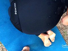 Enthousiasteling, Kont, Mooi, Bruinharig, Hd, Buiten, Russisch, Sperma