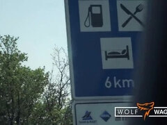 Grote mammen, Blond, Pijpbeurt, Sperma in mond, Sperma shot, Sperma in gezicht, Duits, Gezichtspunt