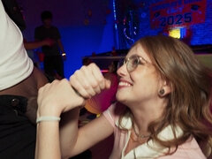 Slutty college teen pounded by her first rough BBC