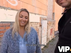 Vip4k. boy seduces big-tittied lady into fooling around by boyfriend