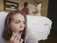 アナル, お尻, 茶髪の, チン, 馬乗り, ラフ