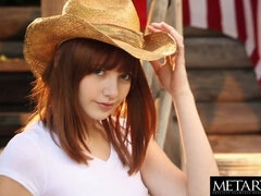 Amerikaans, Hd, Masturbatie, Orgasme, Kut duiken, Roodharige vrouw, Alleen, Tiener