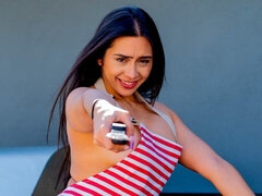 素人, ベッドルーム, 茶髪の, チン, ラティーナ, 淫乱熟女, 自然山雀, フェラする