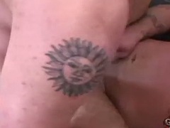 Enthousiasteling, Grote lul, Vriendje, Duits, Huisgemaakt, Spier, Realiteit, Tatoeage