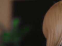 Blonde, Tir de sperme, Hd, Interracial