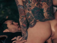 Американки, Минет, Собачьи, Сперма на лице, Две девушки, Натуральные сиськи, На природе, Сиськи