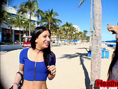 Ft Lauderdale Florida Alissa Avni aka Alissa Jayde gets taug