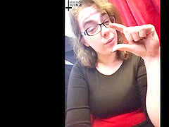 Brunette, Female, Femdom, Glasses, Humiliation